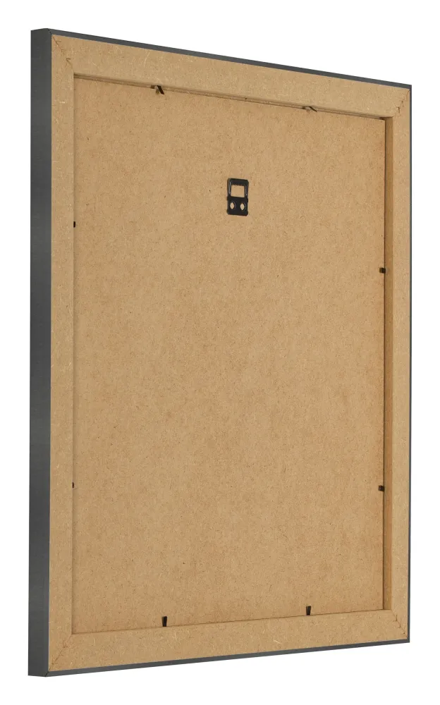 Bilderrahmen 20x20 cm - Schwarz Matt - MDF - Pisa