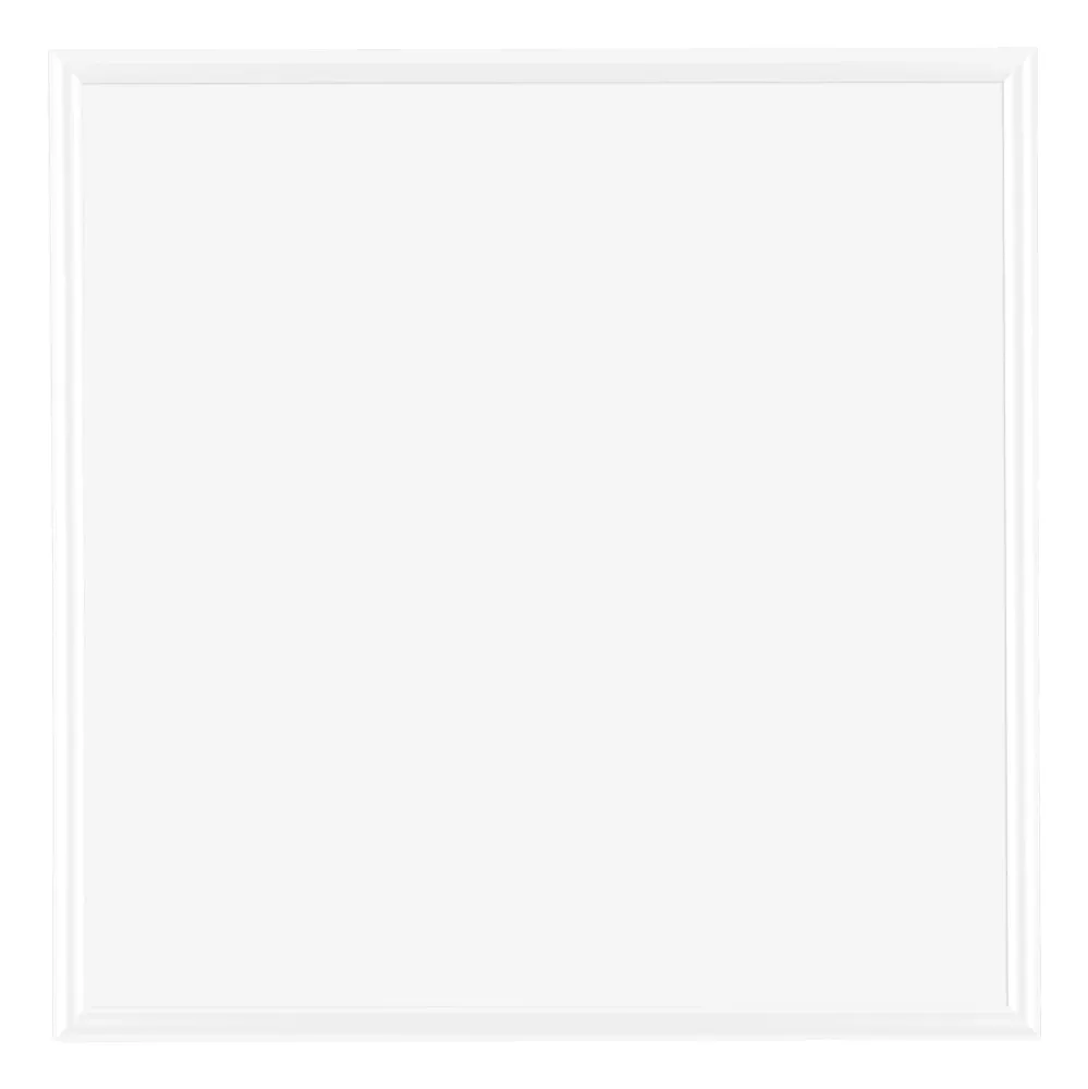 Bilderrahmen 20x20 cm - Weiss Hochglanz - Kunststoff - Bordeaux