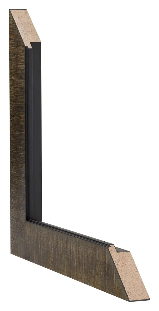 Bilderrahmen 20x25 cm - Champagner Gebürstet - Holz - Leeds