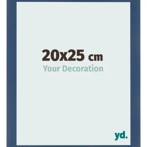 Bilderrahmen 20x25 cm - Dunkelblau Gewischt - MDF - Pisa