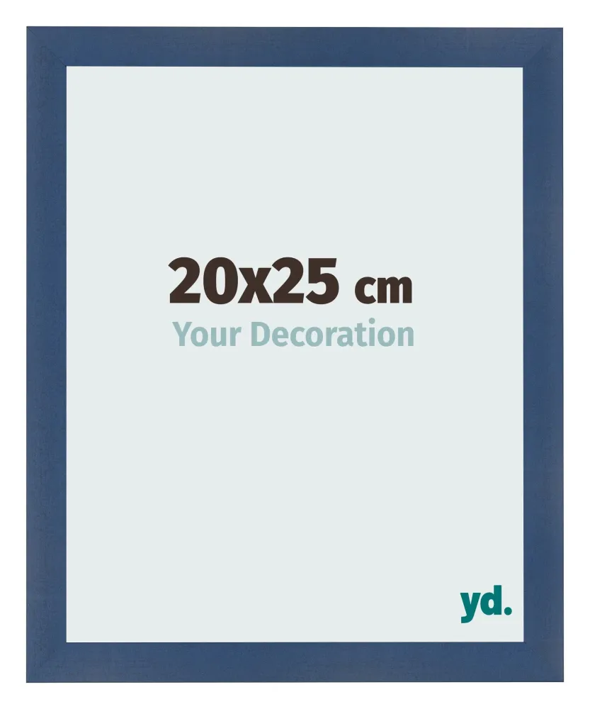 Bilderrahmen 20x25 cm - Dunkelblau Gewischt - MDF - Pisa