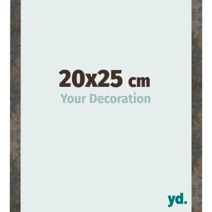 Bilderrahmen 20x25 cm - Oxidiertes Metall - MDF - Bologna