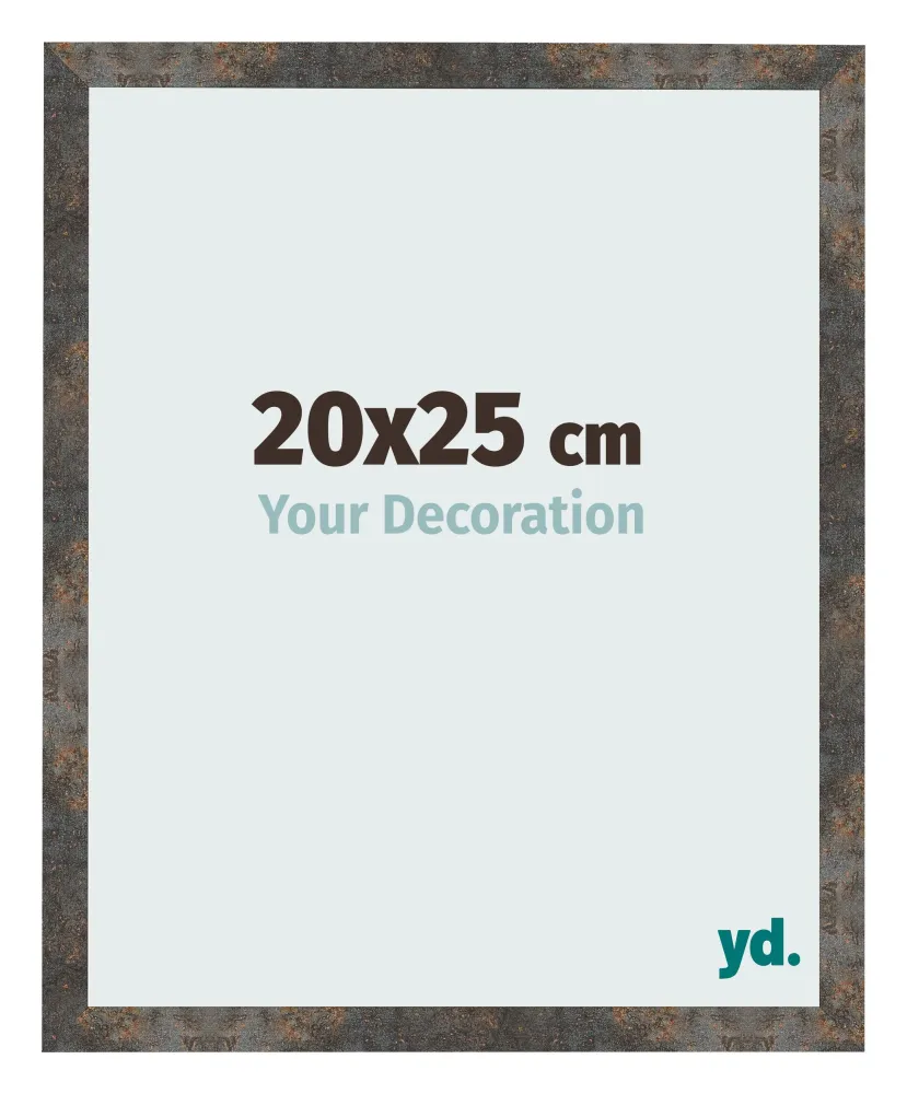 Bilderrahmen 20x25 cm - Oxidiertes Metall - MDF - Bologna