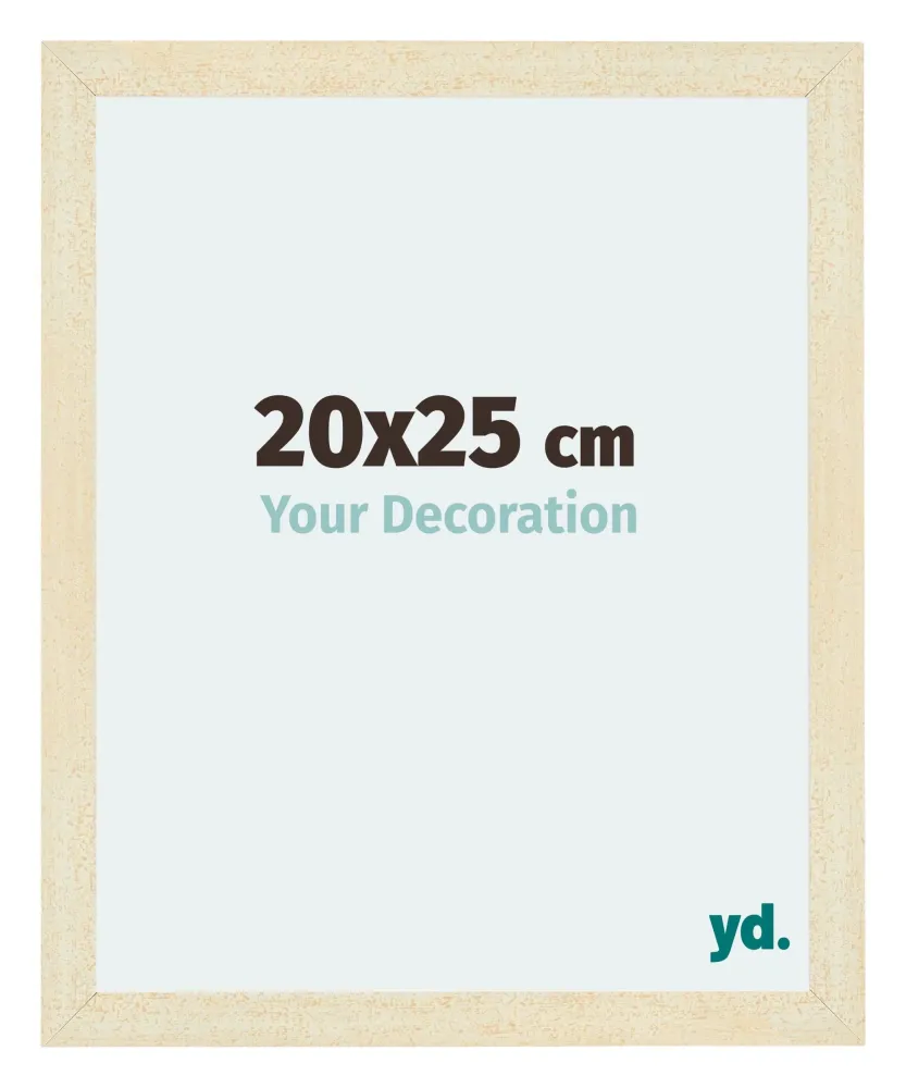 Bilderrahmen 20x25 cm - Sand Gewischt - MDF - Mura
