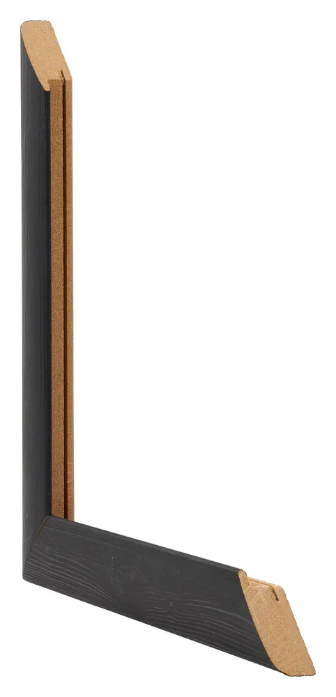 Bilderrahmen 20x25 cm - Schwarz Gemasert - MDF - Como