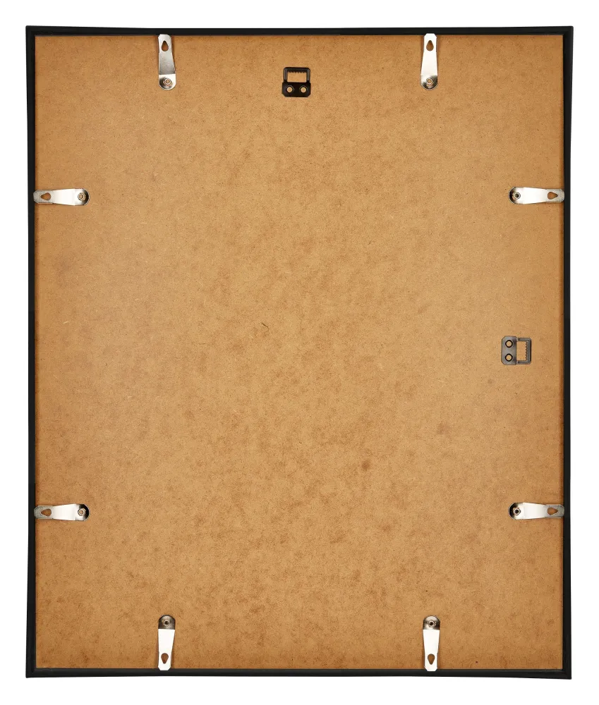 Bilderrahmen 20x25 cm - Schwarz Matt - Kunststoff - Annecy