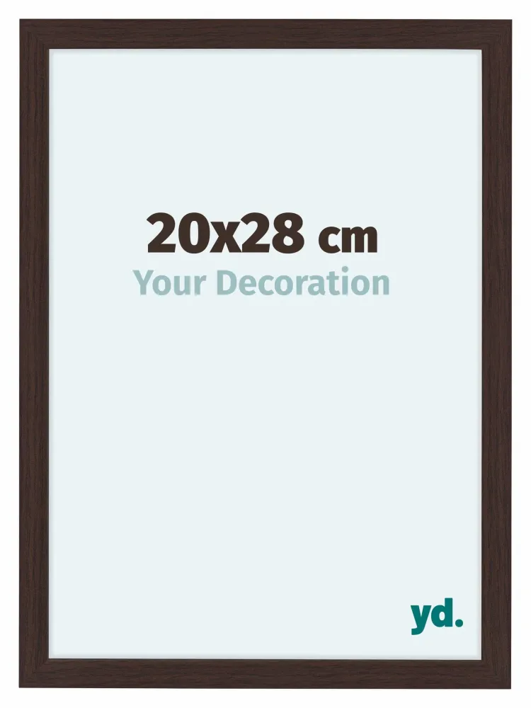 Bilderrahmen 20x28 cm - Eiche Dunkel - MDF - Como