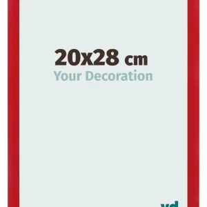 Bilderrahmen 20x28 cm - Rot - MDF - Pisa