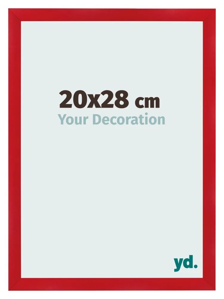 Bilderrahmen 20x28 cm - Rot - MDF - Pisa
