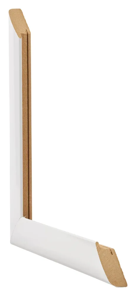 Bilderrahmen 20x28 cm - Weiß Hochglanz - MDF - Como