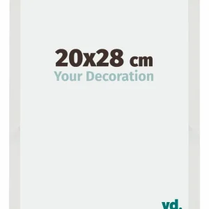 Bilderrahmen 20x28 cm - Weiss Matt - MDF - Mura