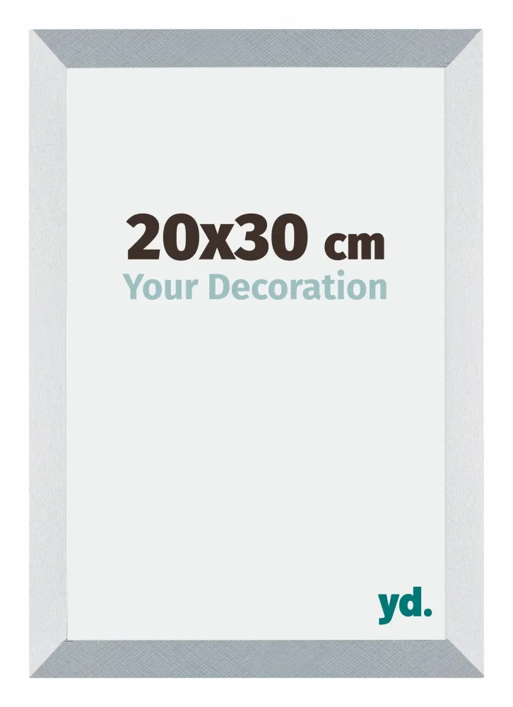 Bilderrahmen 20x30 cm - Aluminium - Gebürstet - MDF - Mura