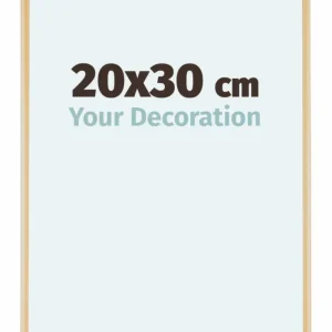 Bilderrahmen 20x30 cm - Gold Vintage - Aluminium - Kent