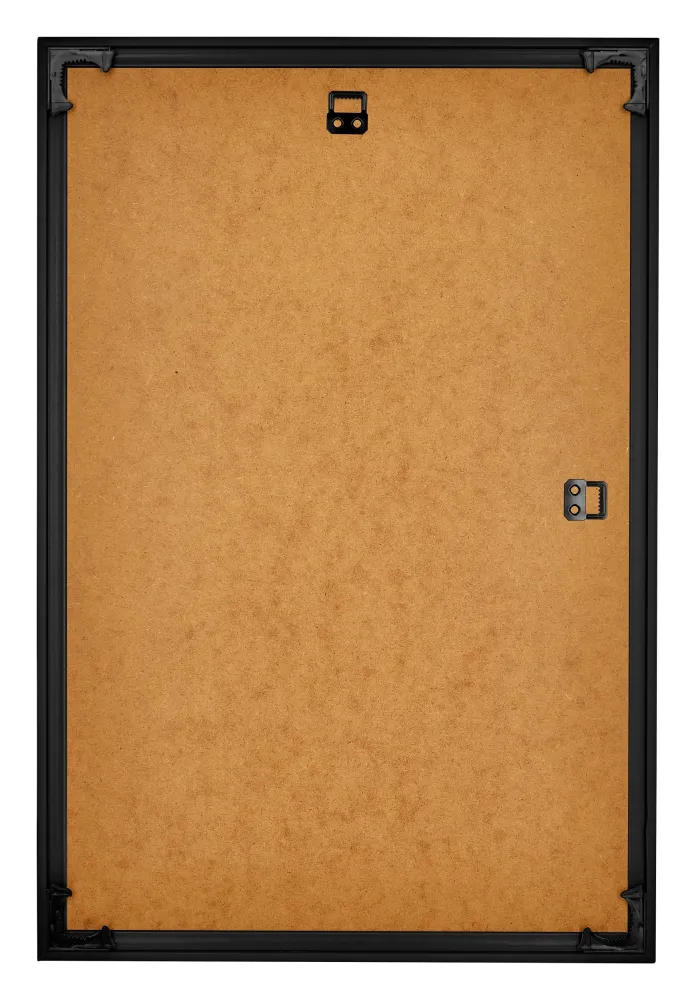Bilderrahmen 20x30 cm - Schwarz Hochglanz - Kunststoff - Bordeaux