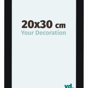 Bilderrahmen 20x30 cm - Schwarz Hochglanz - MDF - Como