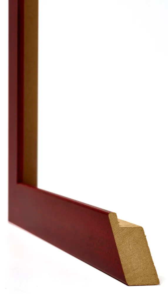 Bilderrahmen 20x30 cm - Weinrot Gewischt - MDF - Mura