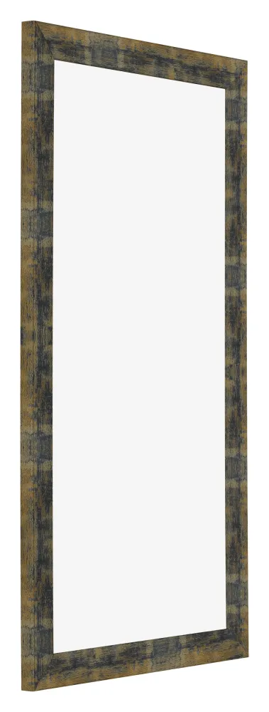 Bilderrahmen 20x40 cm - Blau Gold Meliert - MDF - Pisa