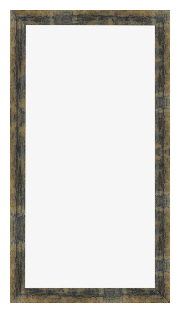 Bilderrahmen 20x40 cm - Blau Gold Meliert - MDF - Pisa