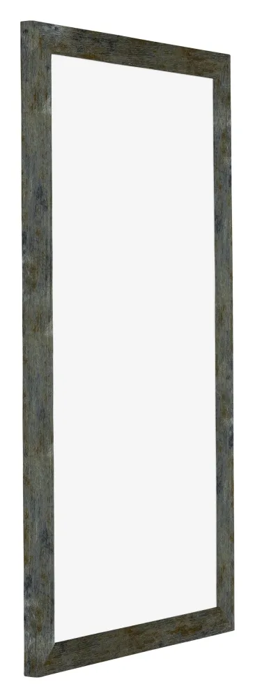 Bilderrahmen 20x40 cm - Blau Gold Meliert - MDF - Mura