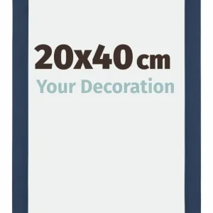 Bilderrahmen 20x40 cm - Dunkelblau Gewischt - MDF - Mura
