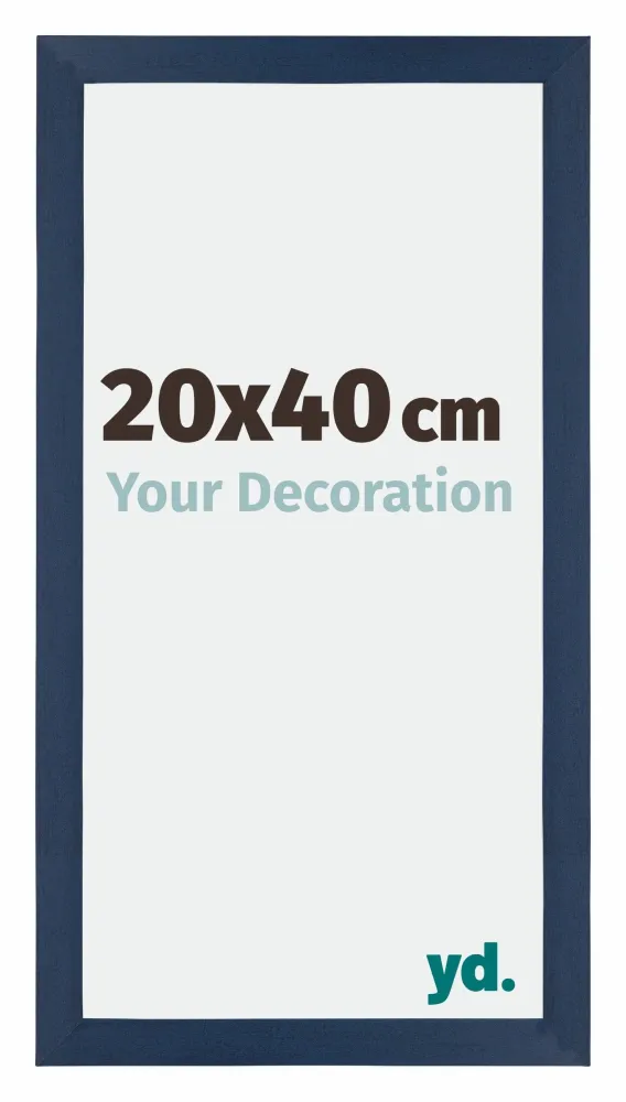 Bilderrahmen 20x40 cm - Dunkelblau Gewischt - MDF - Mura