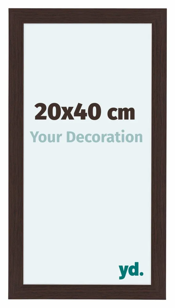 Bilderrahmen 20x40 cm - Eiche Dunkel - MDF - Como