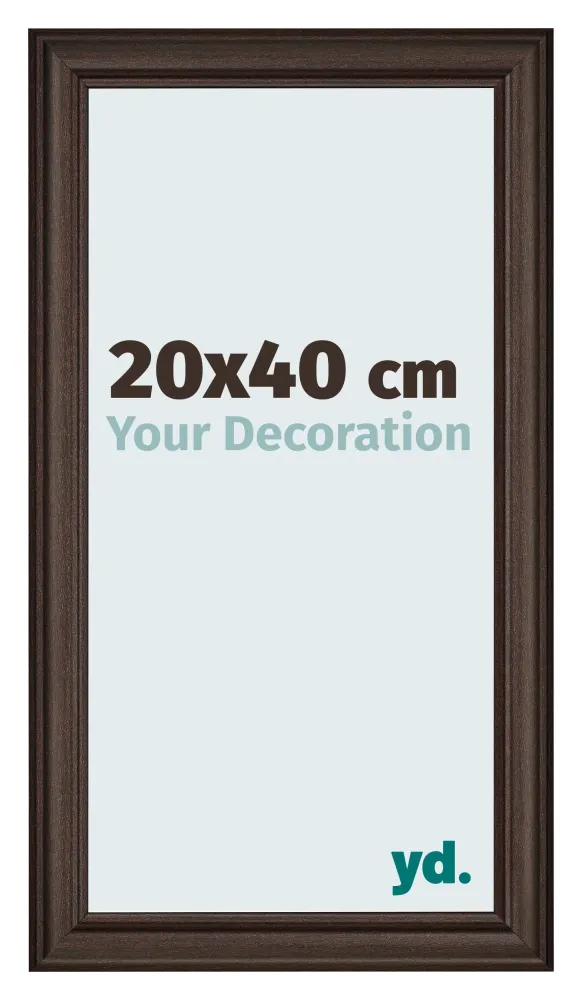 Bilderrahmen 20x40 cm - Eiche Dunkel - MDF - Lazio