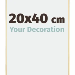 Bilderrahmen 20x40 cm - Gold - Aluminium - Kent