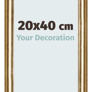 Bilderrahmen 20x40 cm - Gold Antik - MDF - Lazio