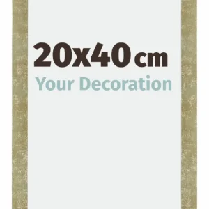 Bilderrahmen 20x40 cm - Gold Antik - MDF - Mura