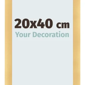Bilderrahmen 20x40 cm - Gold Matt - MDF - Pisa