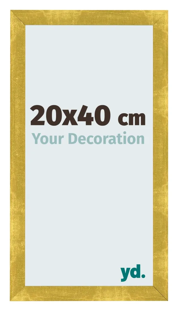 Bilderrahmen 20x40 cm - Gold Vintage - MDF - Pisa