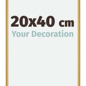 Bilderrahmen 20x40 cm - Goldglanz - Aluminium - New York