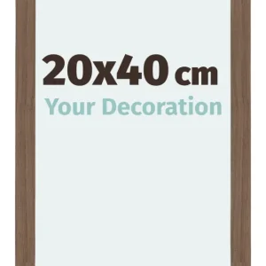 Bilderrahmen 20x40 cm - Nussbaum Dunkel - MDF - Mura