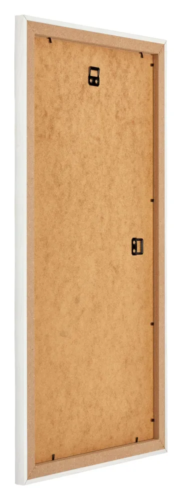 Bilderrahmen 20x40 cm - Weiss Gemasert - MDF - Mura
