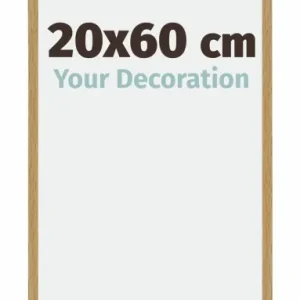 Bilderrahmen 20x60 cm - Buche Hell - Kunststoff - Evry