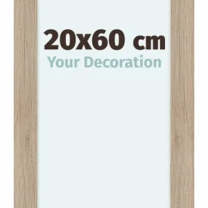 Bilderrahmen 20x60 cm - Eiche Hell - MDF - Como