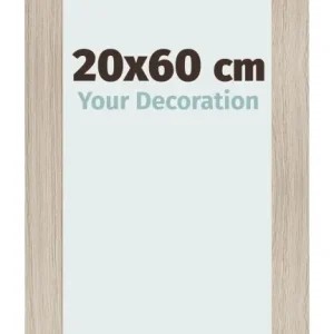 Bilderrahmen 20x60 cm - Eiche Hell - MDF - Pisa