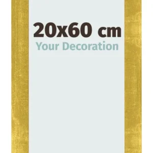 Bilderrahmen 20x60 cm - Gold Vintage - MDF - Pisa