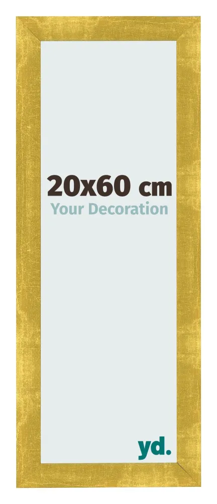 Bilderrahmen 20x60 cm - Gold Vintage - MDF - Pisa