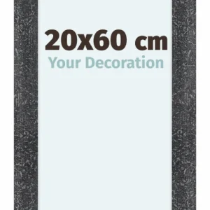Bilderrahmen 20x60 cm - Grau Gewischt - MDF - Como