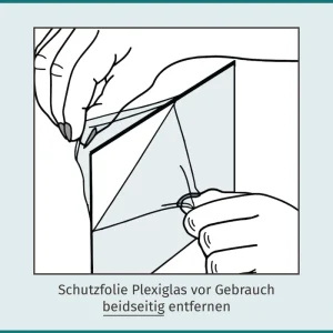 Bilderrahmen 20x60 cm - Rot - MDF - Mura