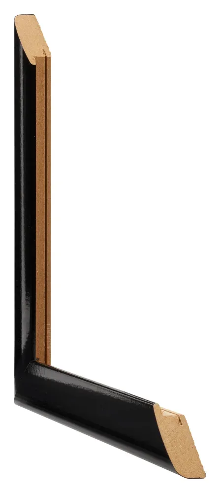 Bilderrahmen 20x60 cm - Schwarz Hochglanz - MDF - Como