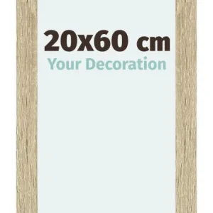 Bilderrahmen 20x60 cm - Sonoma Eiche - MDF - Mura