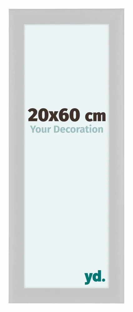 Bilderrahmen 20x60 cm - Weiß Matt - MDF - Como