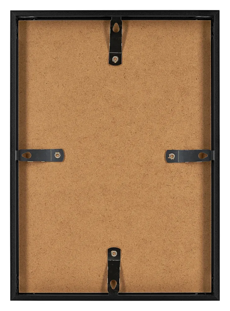 Bilderrahmen A4 - 21x29,7 cm - DIN A4 Schwarz - 2 Stück - Aluminium - Aurora