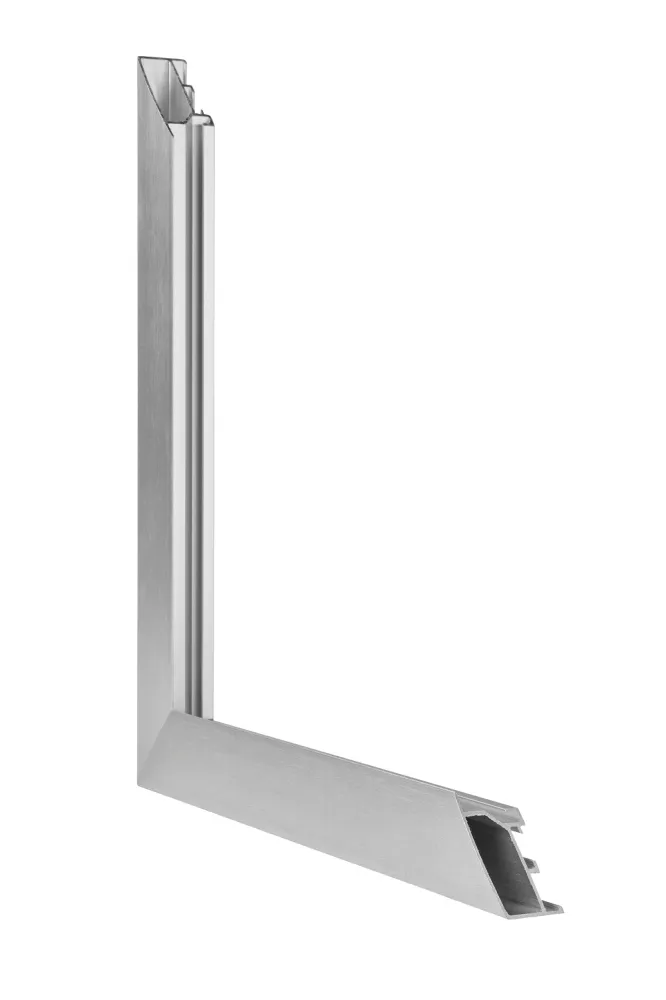 Bilderrahmen A4 - 21x29,7 cm - DIN A4 Silber Gebürstet - Aluminium - Tucson