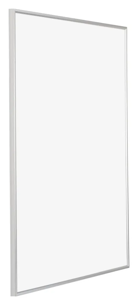 Bilderrahmen A4 - 21x29,7 cm - DIN A4 Silber Hochglanz - Kunststoff - Evry