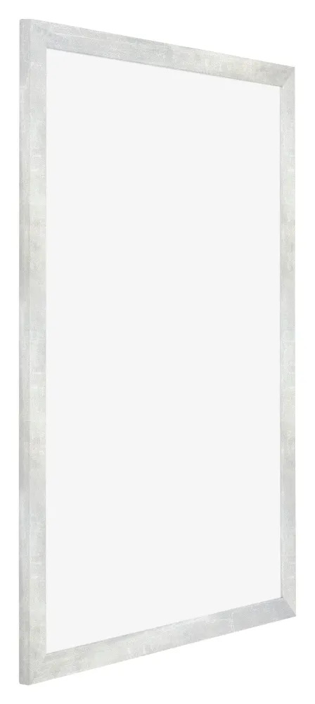 Bilderrahmen A4 - 21x29,7 cm - DIN A4 Silberglanz Vintage - MDF - Mura