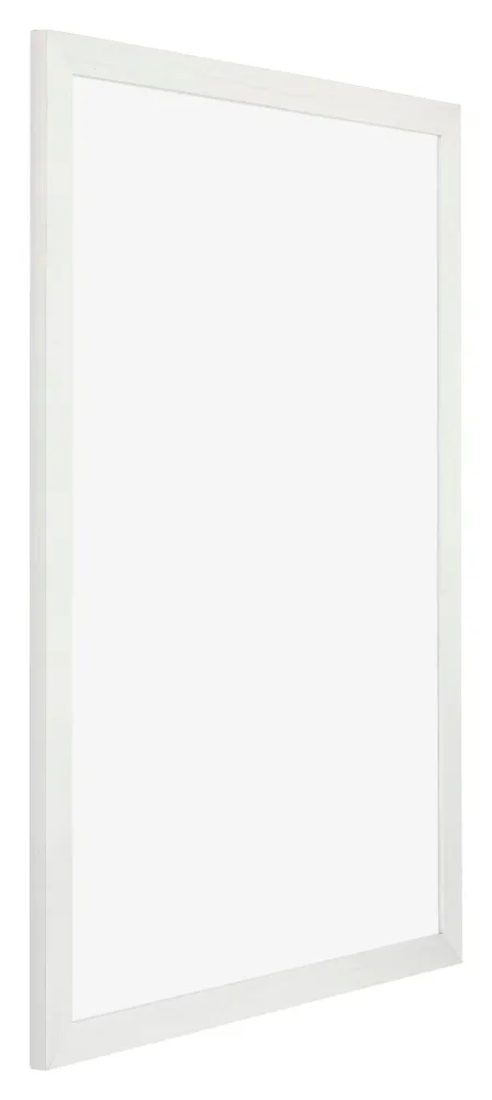Bilderrahmen A4 - 21x29,7 cm - DIN A4 Weiss Gemasert - MDF - Mura